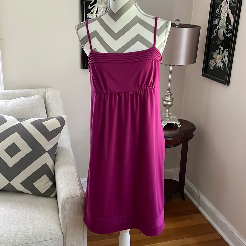 🎉 Ann Taylor Loft Magenta Dress